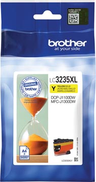 Brother cartouche d'encre, 5.000 pages, OEM LC3235XLY, jaune