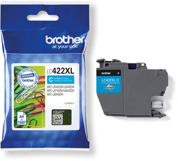 Inktcartridge brother lc422xl cyaan