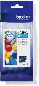 Cartouche d'encre brother lc426xlc 5000 pages cyan