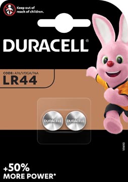 Bl.2 knoopcellen lr44 duracell