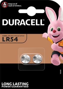 Bl.2 knoopcellen electronics lr54 duracell