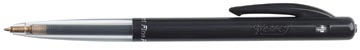 Stylo bille bic noir m10 fin