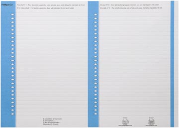 Pak 270 etiketten hangmap type 8 blauw elba