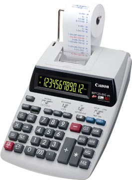 Bureaurekenmachine 12 cijfers met telrol mp120-mg canon