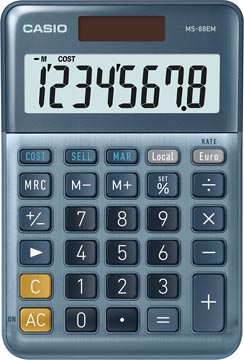 Bureaurekenmachine 8 cijfers ms-88em casio