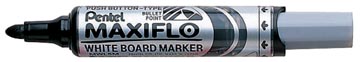 Whiteboardmarker maxiflo zwart pentel