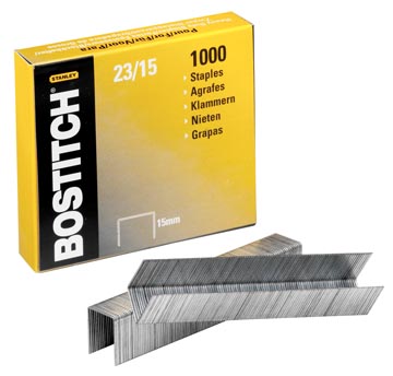 D.1000 nietjes gegalvaniseerd nr.10 bostitch