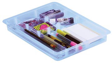 Office diviseur avec 8 compartements pour 4l et 9l transparent really useful box