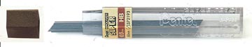 Pentel mines, 0,3 mm, HB, étui de 12 piècess