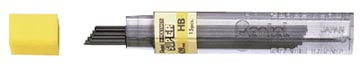 Pentel mines, 0,9 mm, 2B, étui de 12 piècess