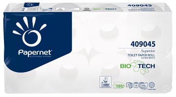 P.8 rouleaux papier toilette 250f 3-plis blanc papernet