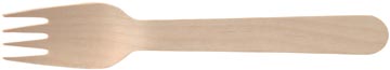 Fourchette Pure, en bois, 16,5 cm, paquet de 250 pièces