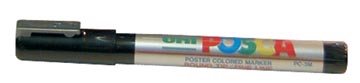 Uni POSCA paintmarker PC-3M, 1,5 mm, zilver