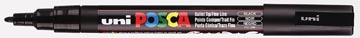 Paintmarker pc-3m zwart uni-posca
