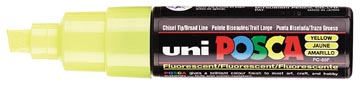 Paintmarker pc-8k 8 mm fluo geel uni-posca