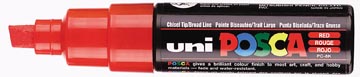 Uni POSCA marqueur peinture PC-8K, 8 mm, rouge
