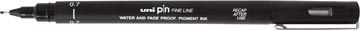 Feutre uni pin 0,7 mm noir uni-ball