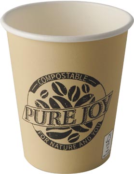 P.50 beker uit karton (pure joy) 200 ml 80mm