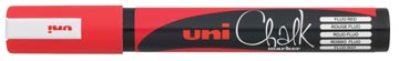 Uni-ball Krijtmarker rood, ronde punt van 1,8 - 2,5 mm