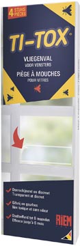P.4 autocollant anti-mouches transparent ti-tox riem