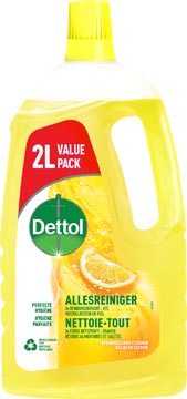 Dettol allesreiniger, citroen, fles van 2 l