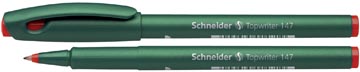 Fineliner topwriter 147 0,6 mm rood schneider