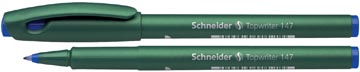 Fineliner topwriter 147 0,6 mm blauw schneider
