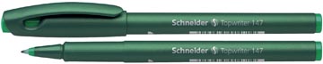 Fineliner topwriter 147 0,6 mm groen schneider