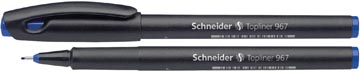 Fineliner topliner 967 blauw schneider