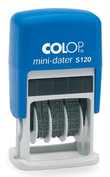 Mini datumstempel nederlands 4mm colop