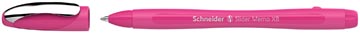Schneider balpen Slider Memo Colour Edition, extra breed, blauwe inkt, power pink