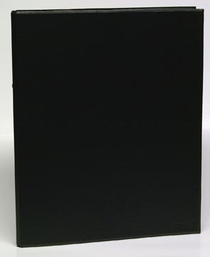 Ringmap pvc 2 ringen 25 mm a4 zwart aurora