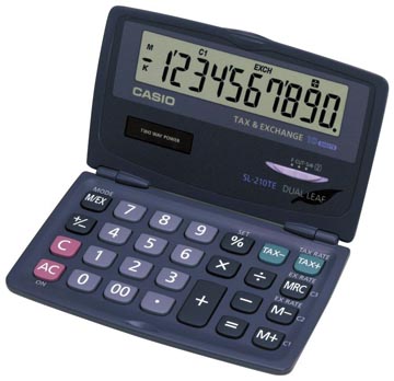 Casio calculatrice de poche SL-210TE