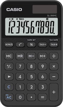 Casio calculatrice de poche SL-310YC, noir