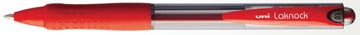 Balpen laknock medium rood uni-ball