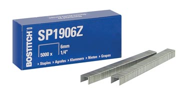 D.5000 nietjes sp1906e voor p3 6 mm  bostitch 