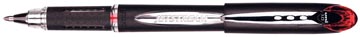 Uni-ball roller Jetstream rouge, largeur de trait: 0,45 mm, écriture moyenne, bille 1 mm, grip en caou...