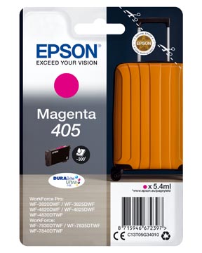 Epson cartouche d'encre 405, 300 pages, OEM C13T05G34010, magenta