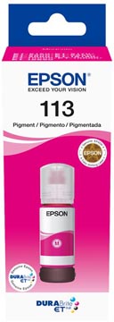 Epson bouteille d'encre 113, 6.000 pages, OEM C13T06B340, magenta