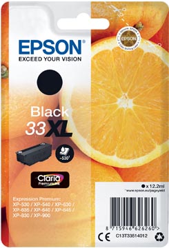 Epson cartouche d'encre 33xl 530 pages noir
