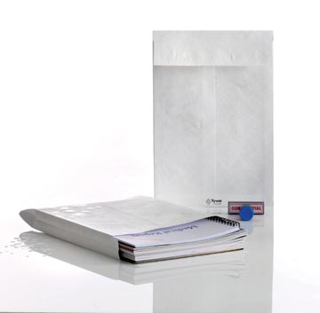 D.20 zakomslagen met balg 229 x 324 x 38 mm wit tyvek