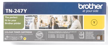 Brother toner, 2.300 pagina's, OEM TN-247Y, geel