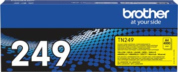 Brother toner, 4.000 pages, OEM TN-249Y, jaune