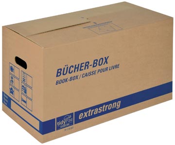 Boite a livres 560 x 293 x 330 cm brun tidypac