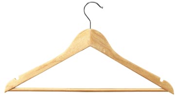 P.25 kledinghangers hout unilux