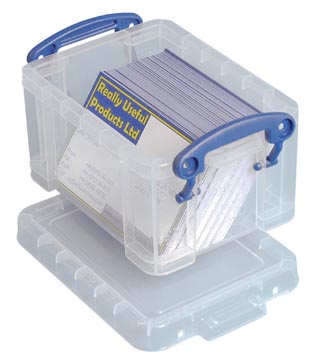 Visitekaartenhouder 0,33 l transparant really useful box