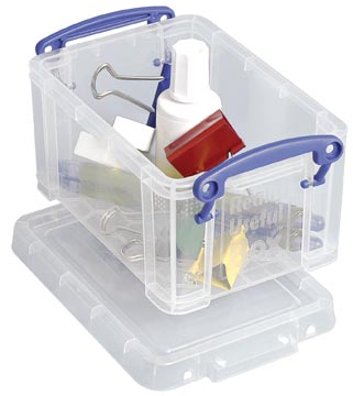 Opbergdoos 0,7l 155 x 100 x 80 mm transparant really useful box
