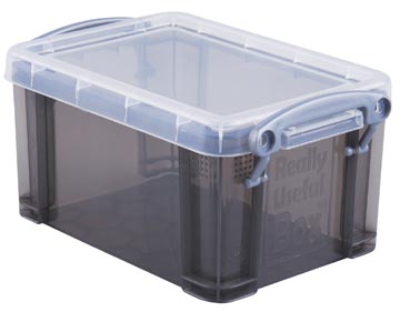 Opbergdoos 0,7l 155 x 100 x 80 mm transparant smoke really useful box