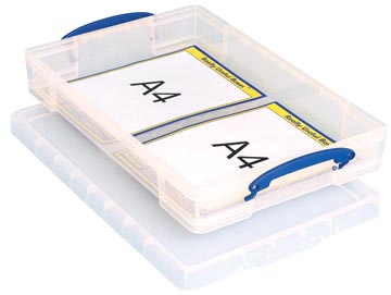 Opbergdoos 10l 520 x 340 x 85 mm transparant really useful box