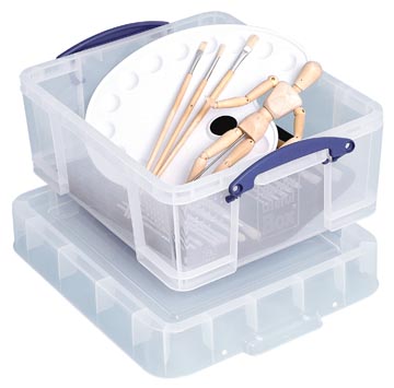 Boite de rangement 18l xl 480 x 390 x 230 mm transparent really useful box